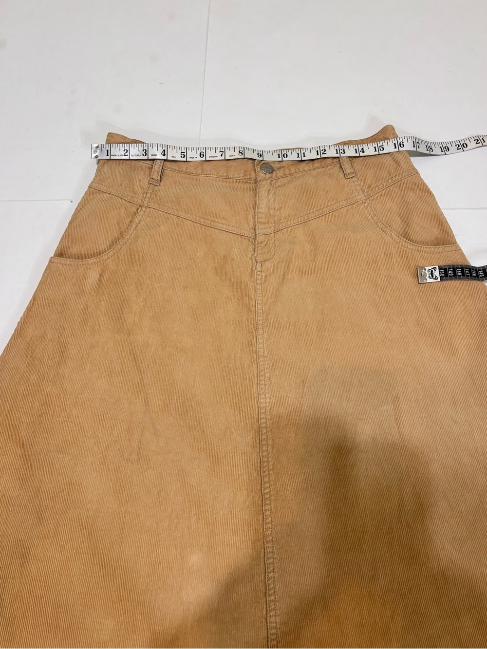 J. Crew Corduroy A-Line Skirt in Camel - Picture 5 of 10